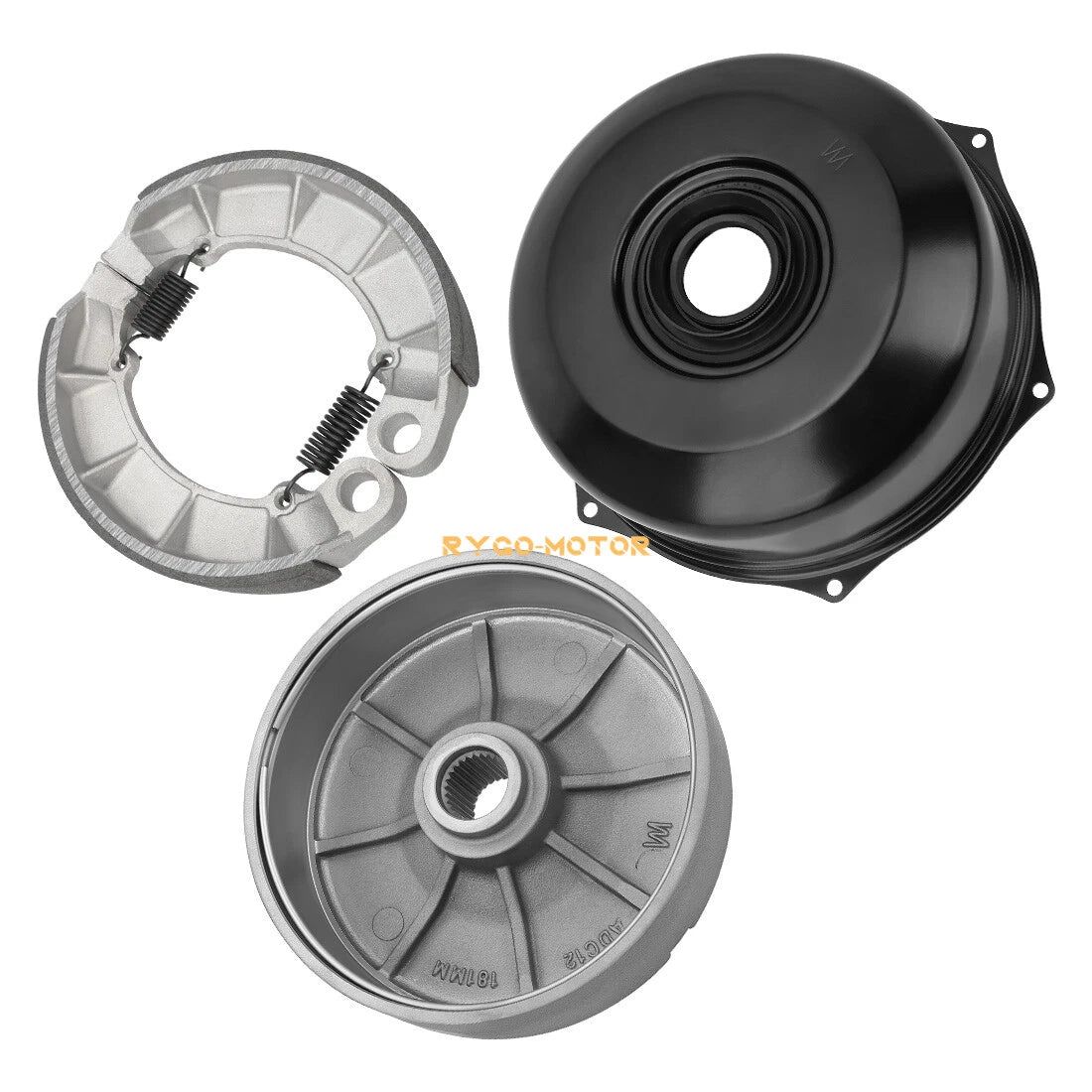 Rear Brake Drum Hub Plate Cover Bearing Seals for Honda Rubicon 500 (2001–2014)