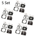 Set of 5 Carburetor Repair Kits for ZAMA RB-100 STIHL HS45 FS55 FS38 BG45