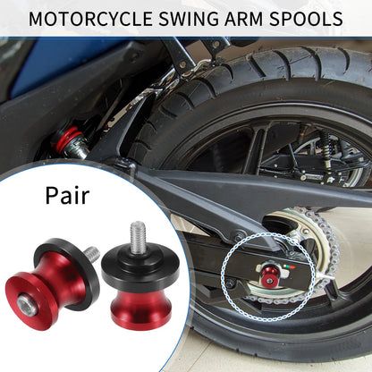 Swingarm Spools 6mm CNC Pair for Motorbike Stand Fitment (2000–2026)