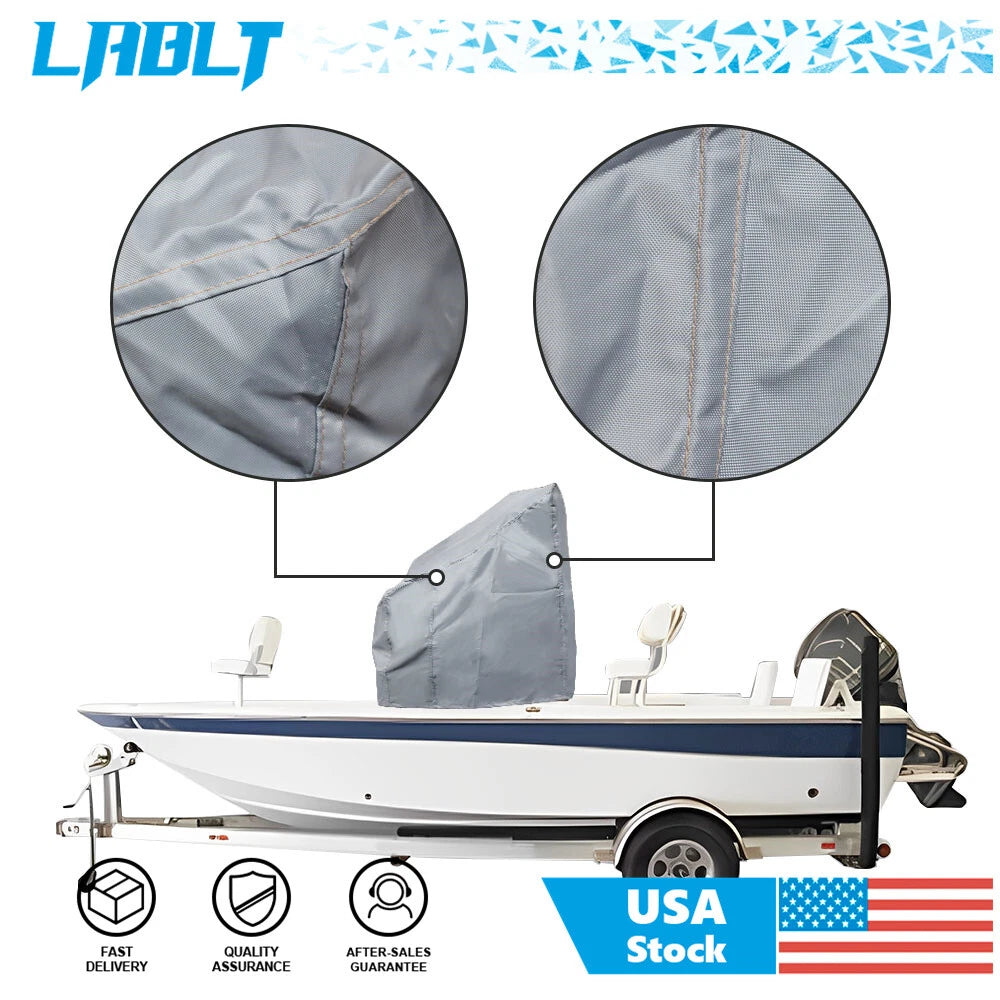 Center Console Cover for Boat (Grey, Waterproof, 4 Sizes)