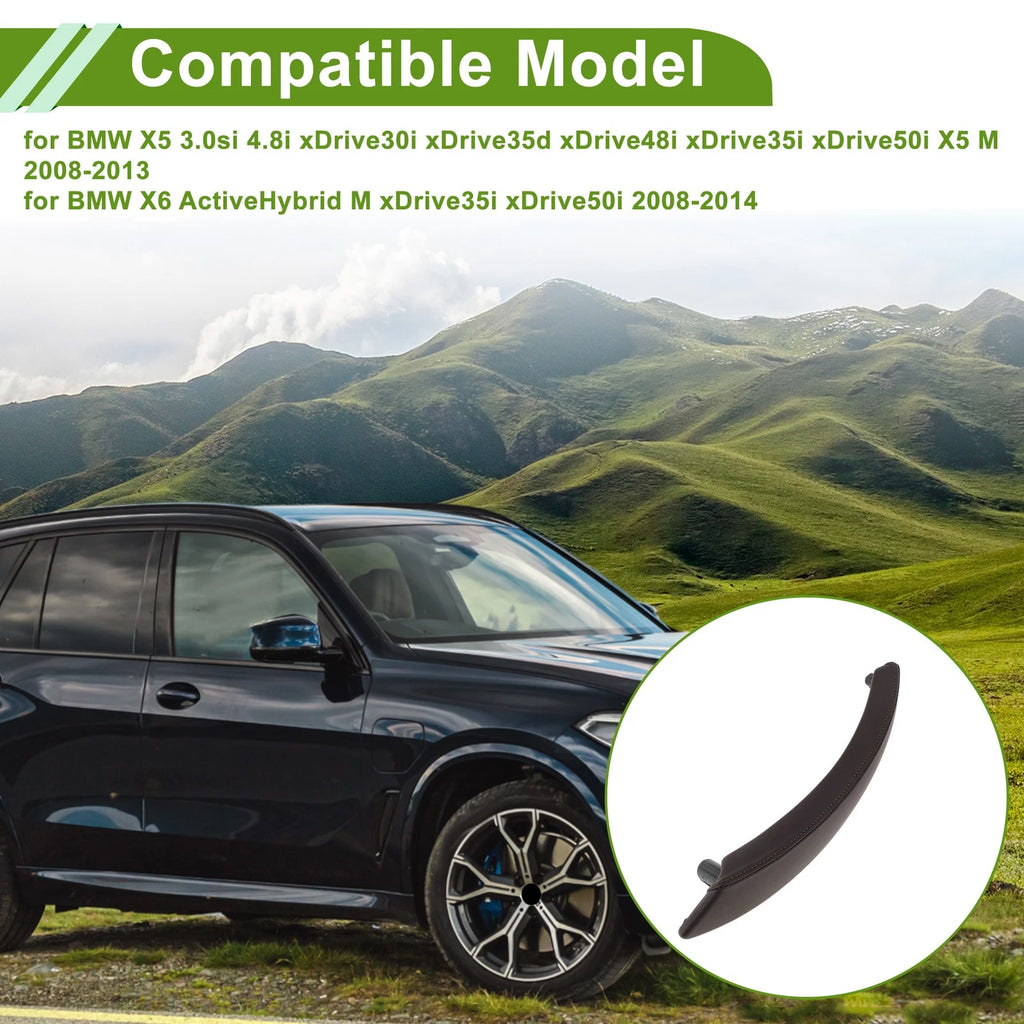 Door Panel Handle Pull Trim Cover Replacement for BMW X5 (2008–2013)