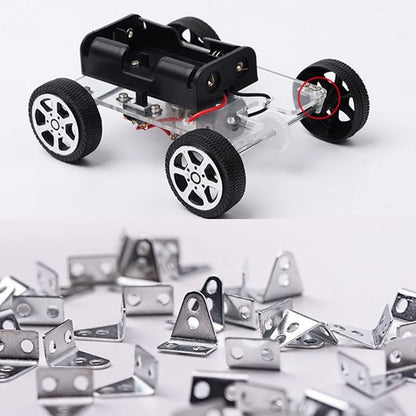 40Pcs L Shape Axle Brackets for Model Cars (DIY Use)