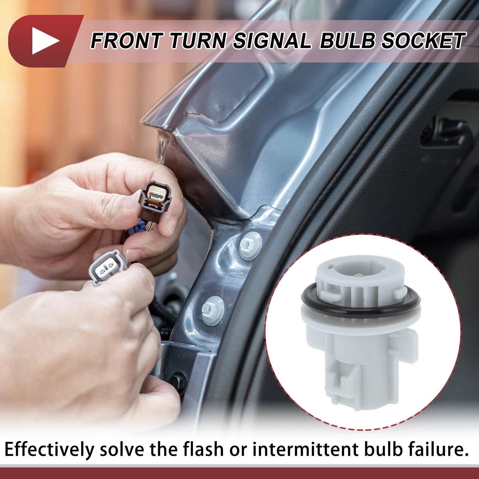 Front Turn Signal Light Socket Replacement for Toyota Celica (2000–2005)