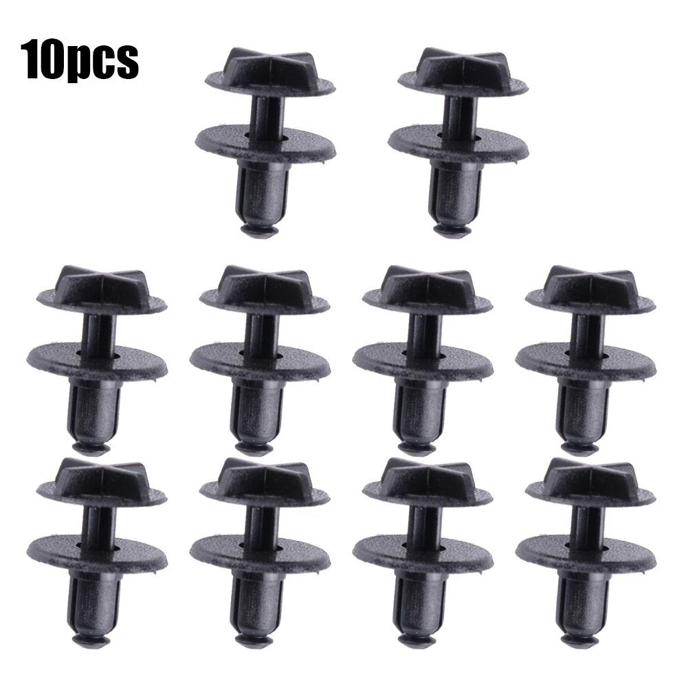 10X Plastic Fastener Trim Clip Clamp for Car Bumper Tank Fender