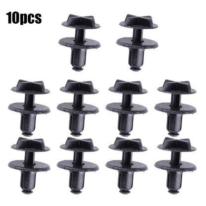10X Plastic Fastener Trim Clip Clamp for Car Bumper Tank Fender