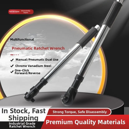 72-Tooth Extended Ratchet Mechanism for Ergonomic Grip