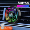 RGB LED Car Light for Air Vent (Voice Activated)