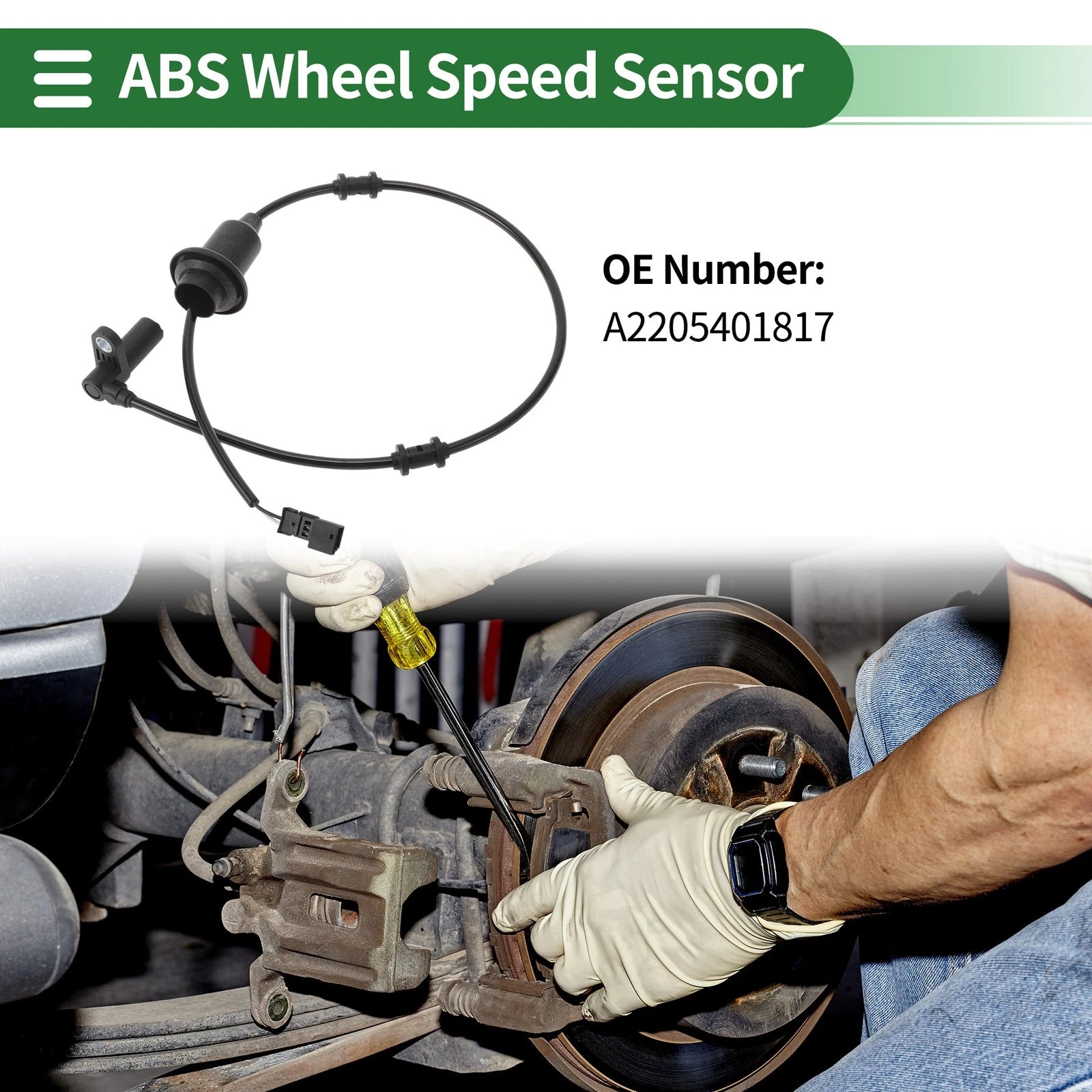 ABS Wheel Speed Sensor for Mercedes-Benz CL500 W215 (2000–2005)
