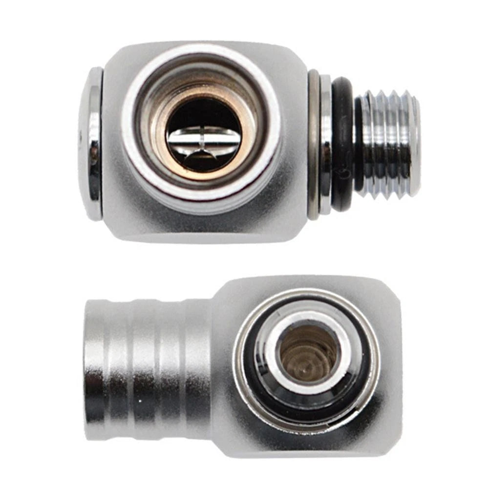 Brass Connector for Diving Low Pressure Hose Adapter (360 Rotation)