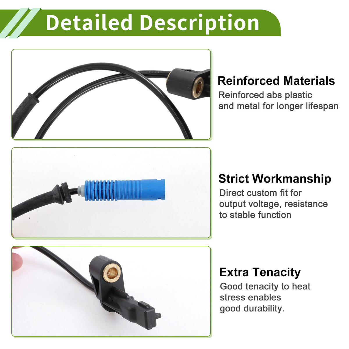 ABS Wheel Speed Sensor Replacement for BMW Z3 (2001–2002)