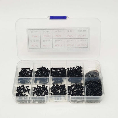 2mm Hex Socket Screws for Model Building - Wear Resistant Finish