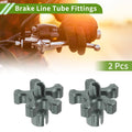 Clutch Brake Cable Adjuster Screw Set for Motorcycle M8 (Titanium Tone) (2000–2026)