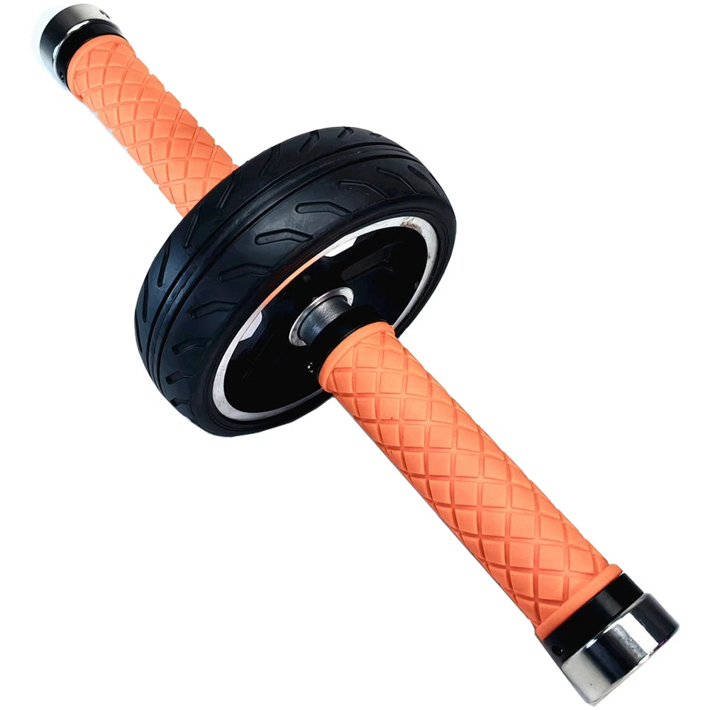 Abdominal Wheel with Silent Bearings and Anti-slip Rubber Tire