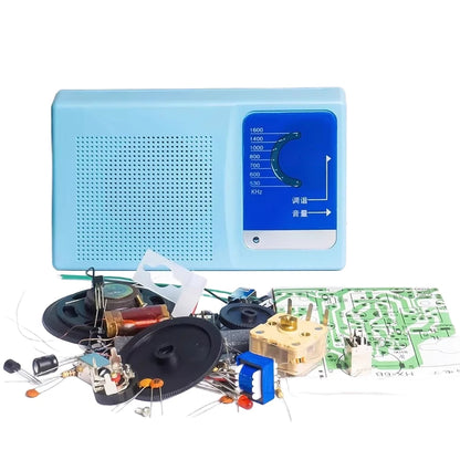6 Tube AM Radio Soldering Kit for Electronics Education PCB Assembly