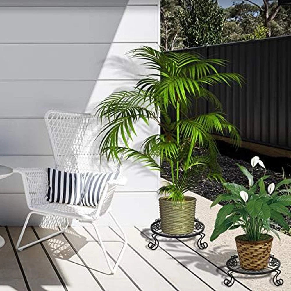 3 Pack Flower Stand with Rustproof Coating for Long Lasting Use