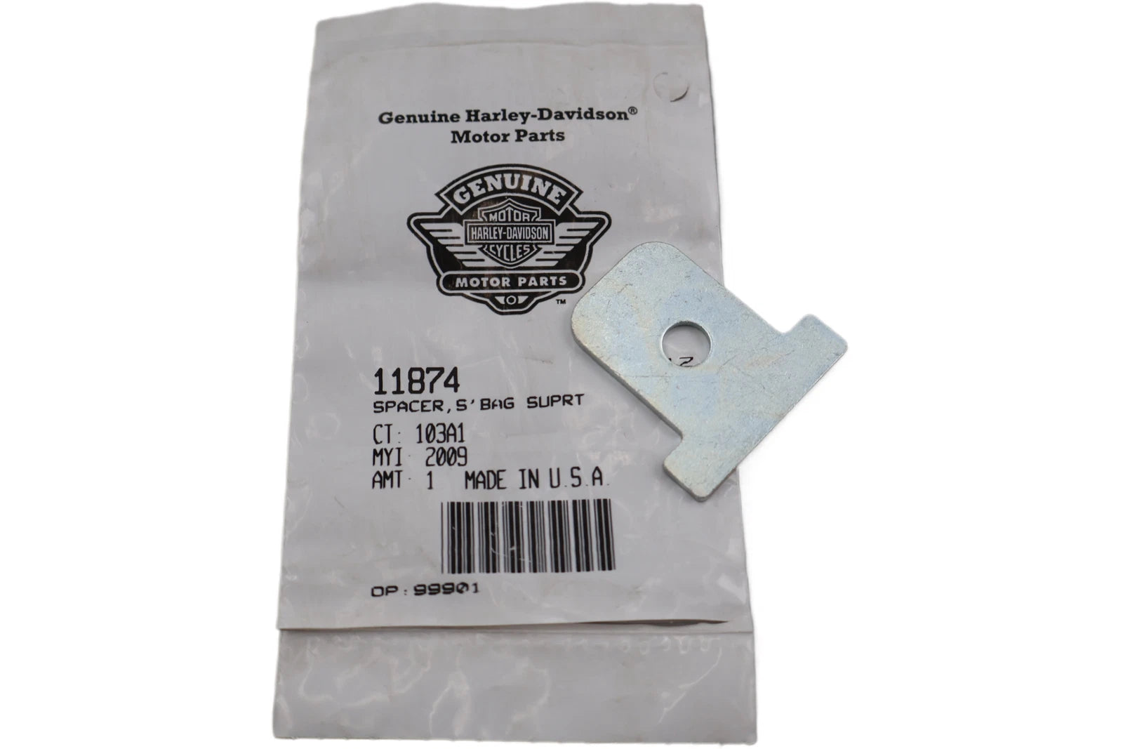 Saddlebag Support Spacer for Harley-Davidson (OEM 11874)