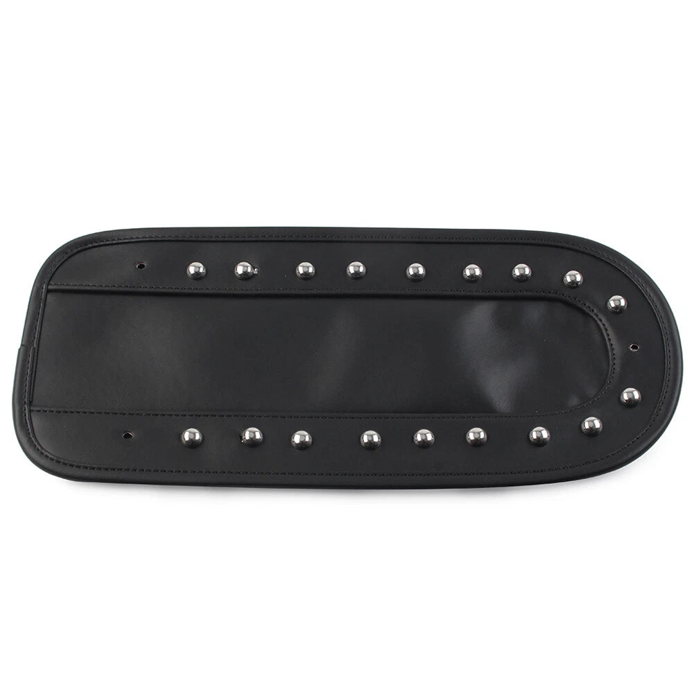 Rear Fender Bib Solo Seat for Harley Heritage Softail (2006–2017) Black PU Leather