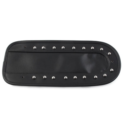 Rear Fender Bib Solo Seat for Harley Heritage Softail (2006–2017) Black PU Leather
