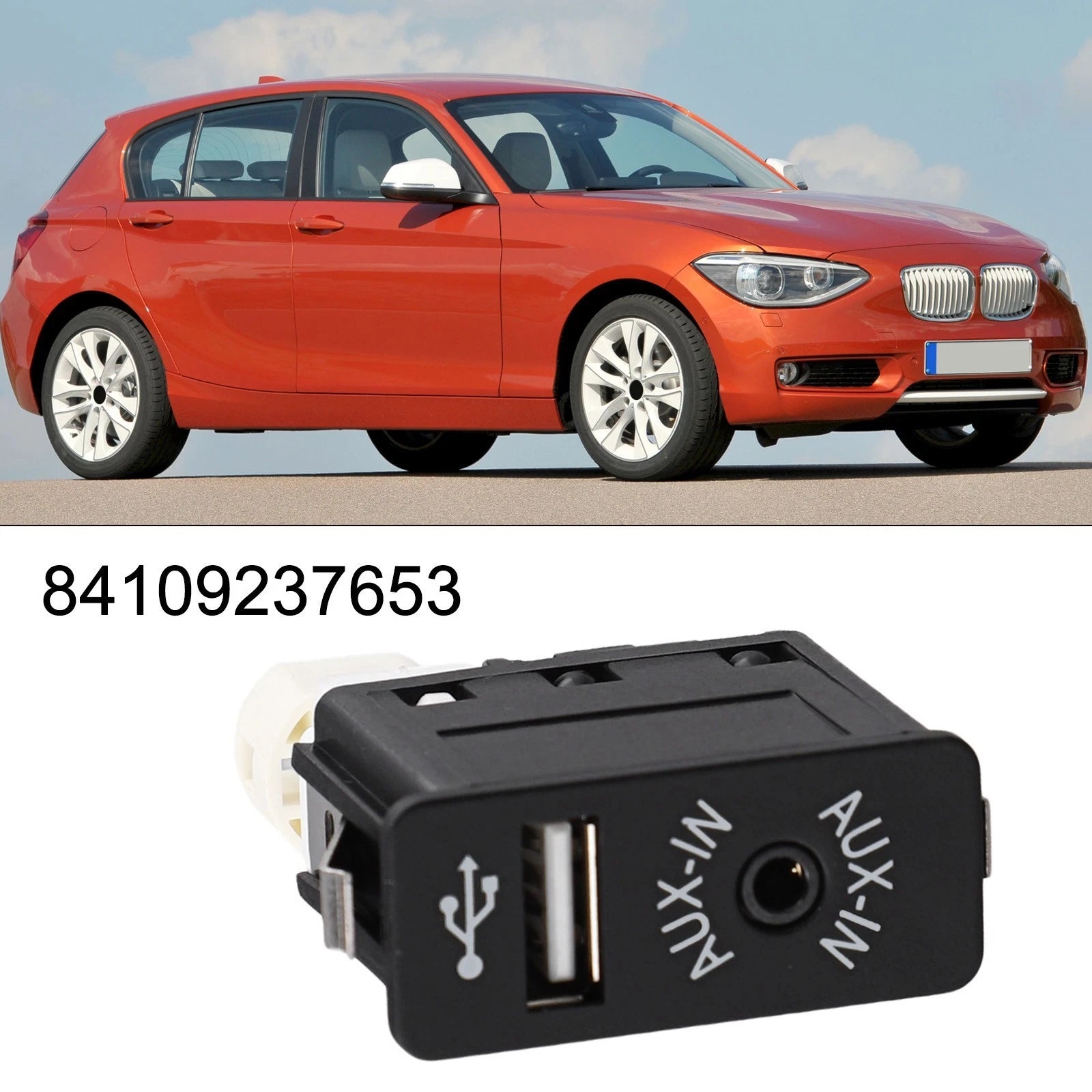 USB AUX Input Socket for Car Interior Upgrade (2010–2023)