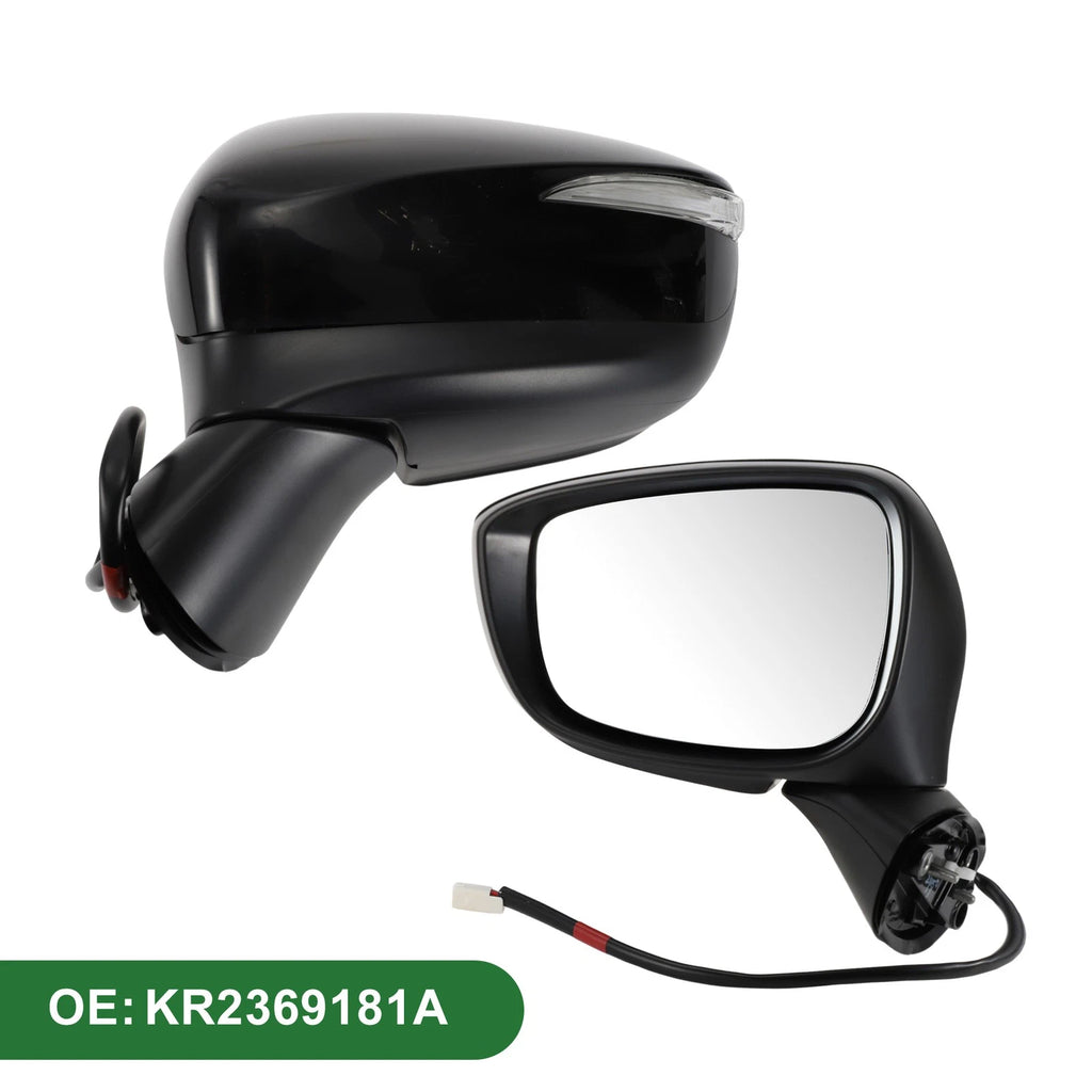 Left Side Door Mirror for Mazda CX-5 (2015–2016) Manual Folding Black