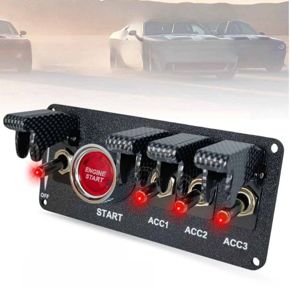 Ignition Panel for Racing Cars and Performance Boats (Universal)