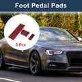 3Pcs Automatic Foot Accelerator Pedal Covers for Audi A4 A5 A6 Q5 (2014–2020)