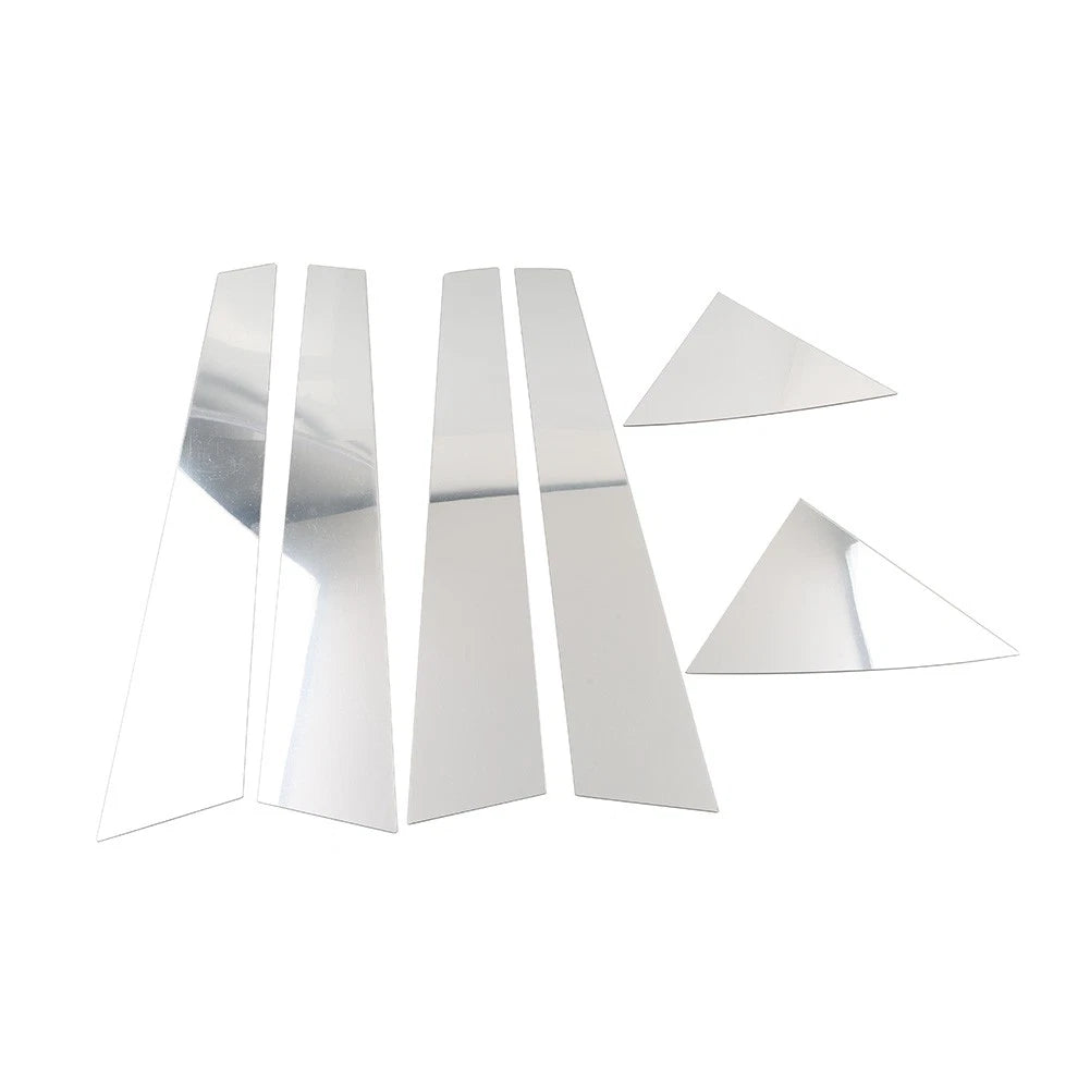 Pillar Post Window Trim for Kia Forte K3 Cerato (2009–2012) Silver