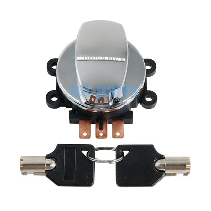 Chrome Ignition Key Switch Kit for Harley-Davidson Rocker FXCW (2008–2009) 71419-03