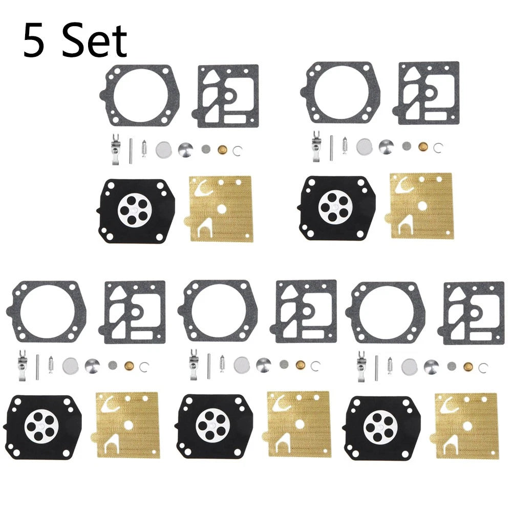 5X Carburetor Diaphragm Gasket Repair Kit for Walbro K22-HDA (Chainsaw, Trimmer)