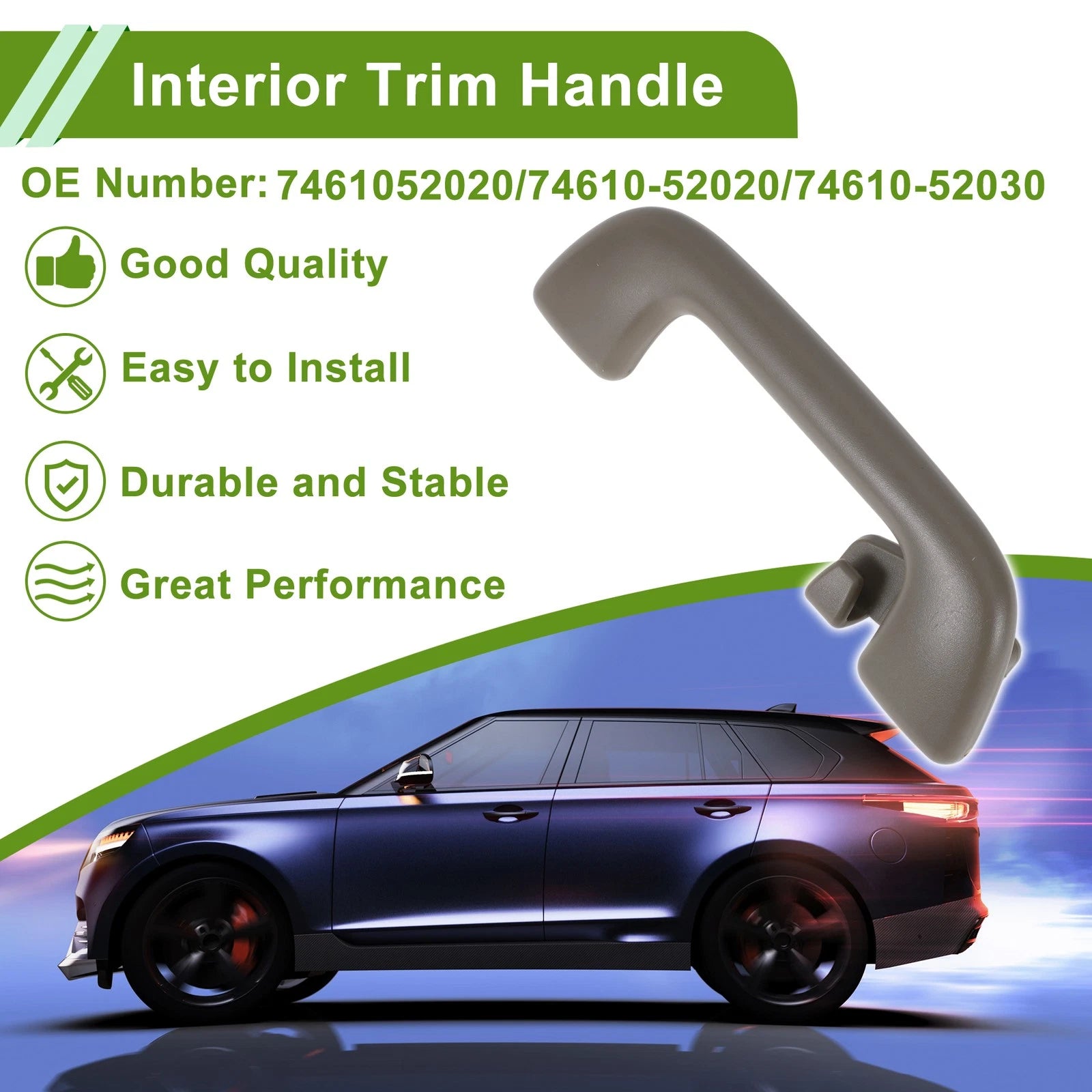 Interior Trim Grab Handle A Pillar Replacement for Toyota Corolla (2009–2013)