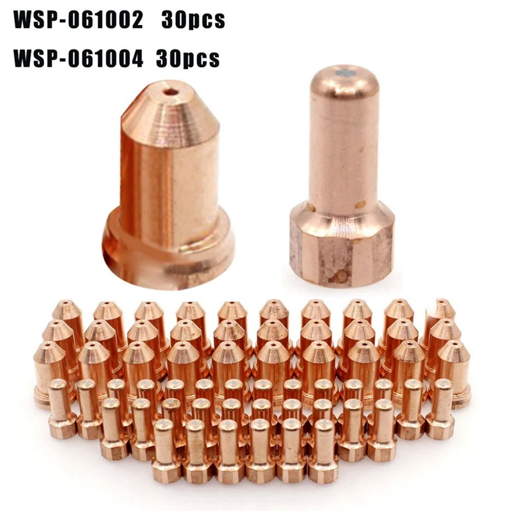 60pcs Plasma Cutter Torch Electrode Tips for PT80 IPT80