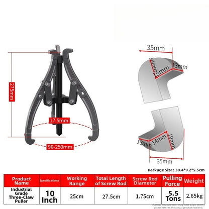 2X 3 Prong Convertible Bearing Puller Set for Hub Gear Removal