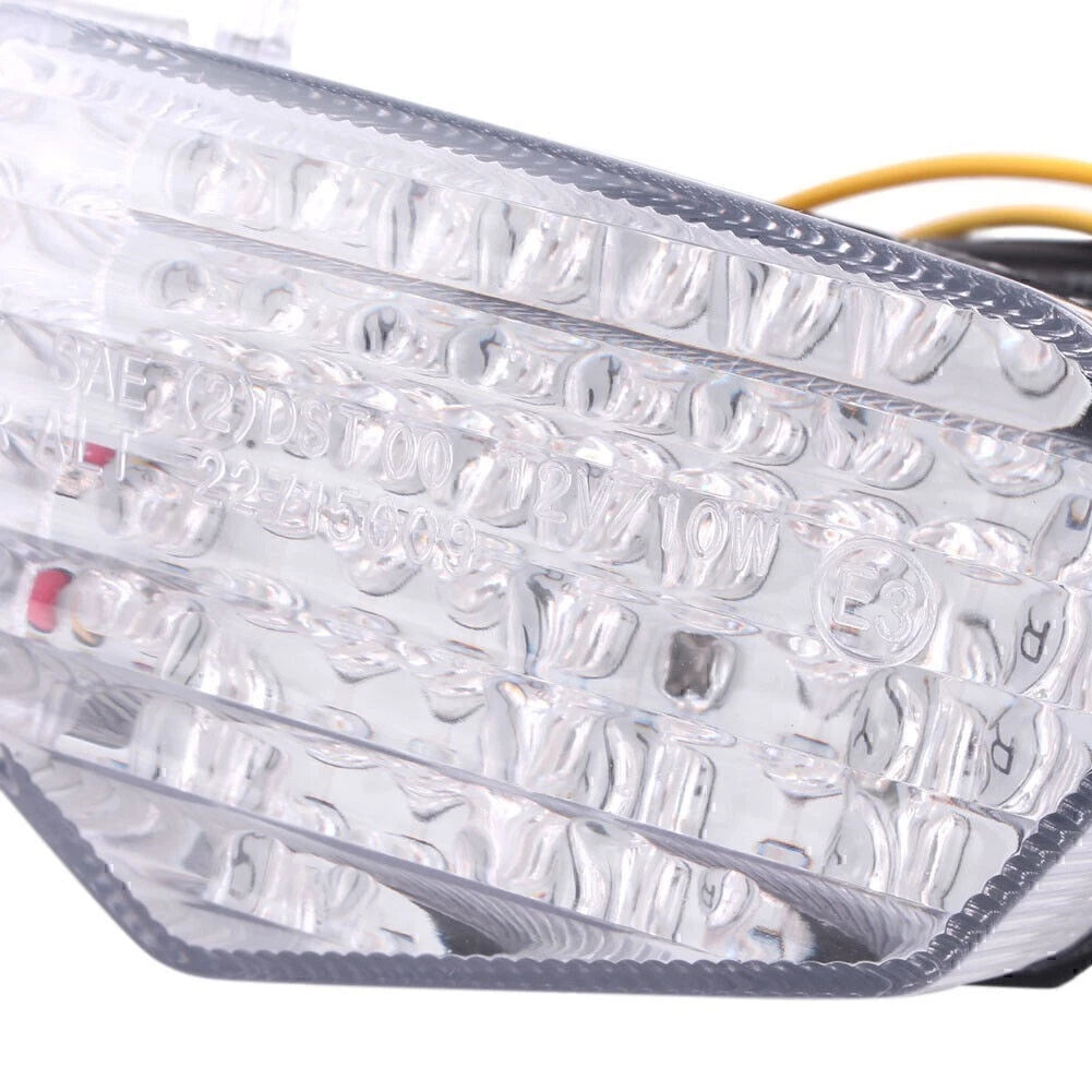 Clear Brake Turn Signal Tail Light Lamp for Yamaha R6 (2003–2009)