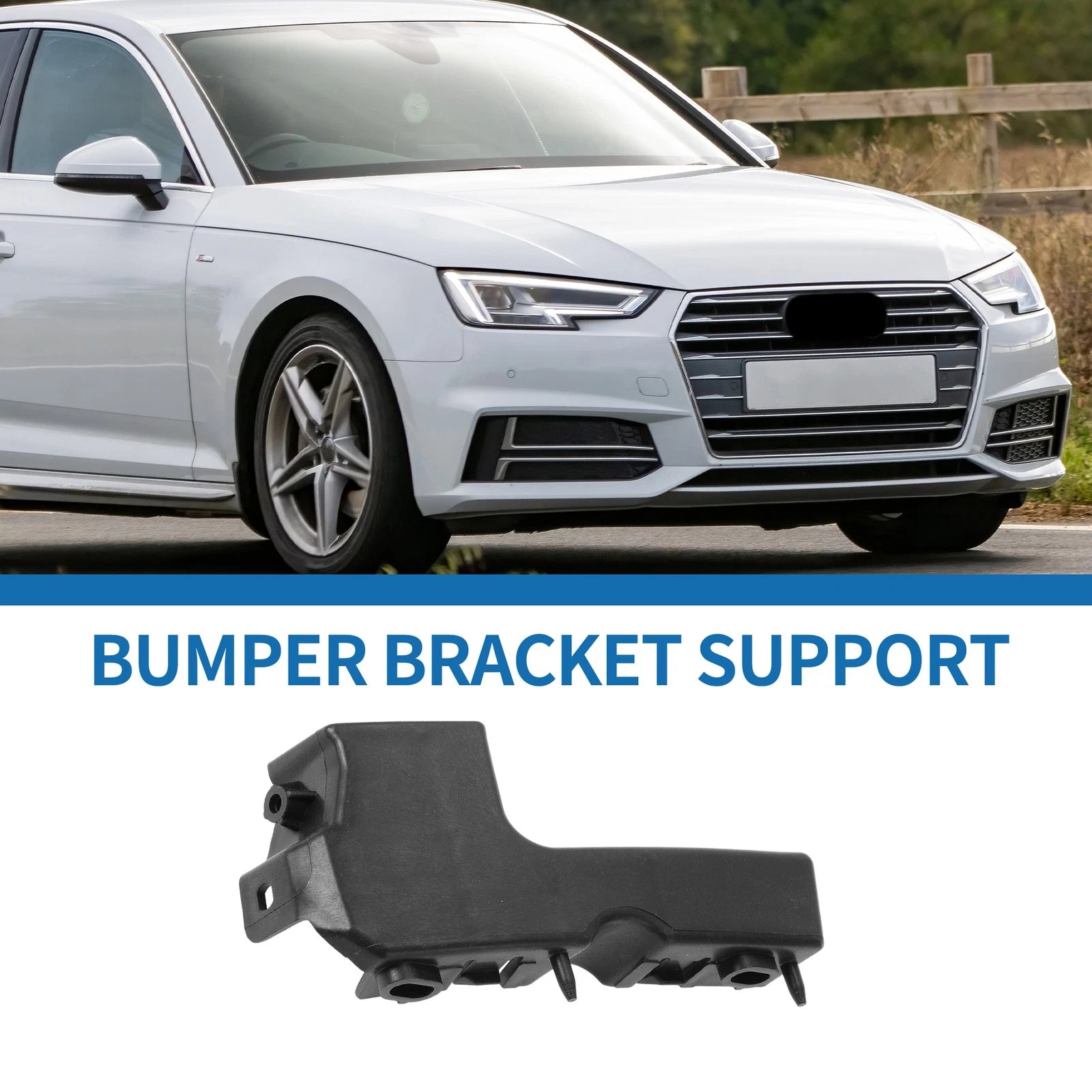 Right Front Bumper Retainer Bracket for Audi A4 B7 (2004–2008)
