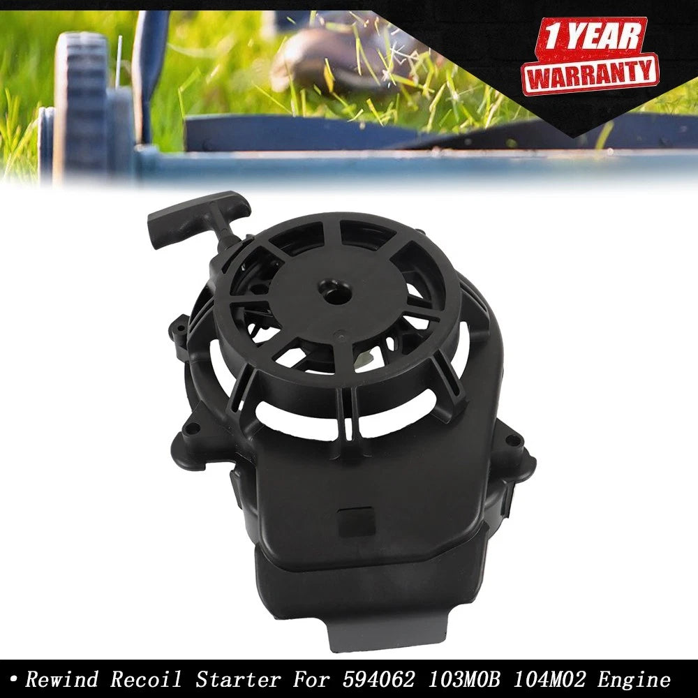 Rewind Recoil Starter for Briggs & Stratton 594062, 103M0B, 104M02 (N/A)
