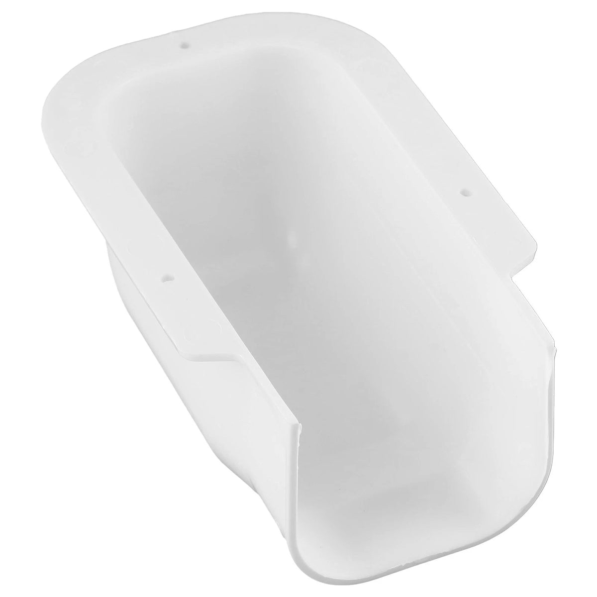 Indoor Cover End Cap for Wall Entry (Weather Resistant, White)