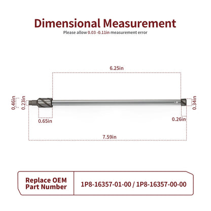 Clutch Push Rod for Yamaha YZ250 (1999–2024)
