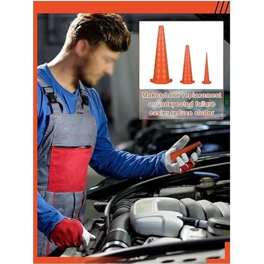 Rubber Hose Set for Hydraulic and Transfer Lines (Large, Medium, Small)