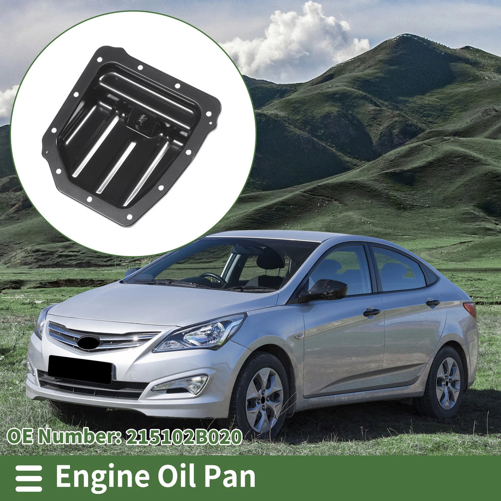 Engine Oil Pan Replacement for Hyundai Accent IV (2010–2018)
