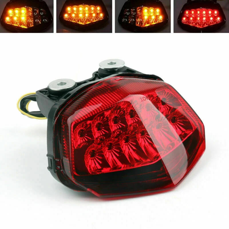 LED Taillight Brake Turn Signal for Kawasaki Ninja 250 EX250 ZX-250R (2008–2012)