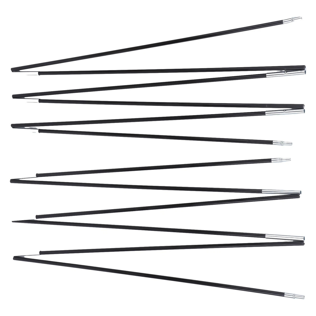 10ft Fiberglass Tent Pole Kit for Outdoor Support