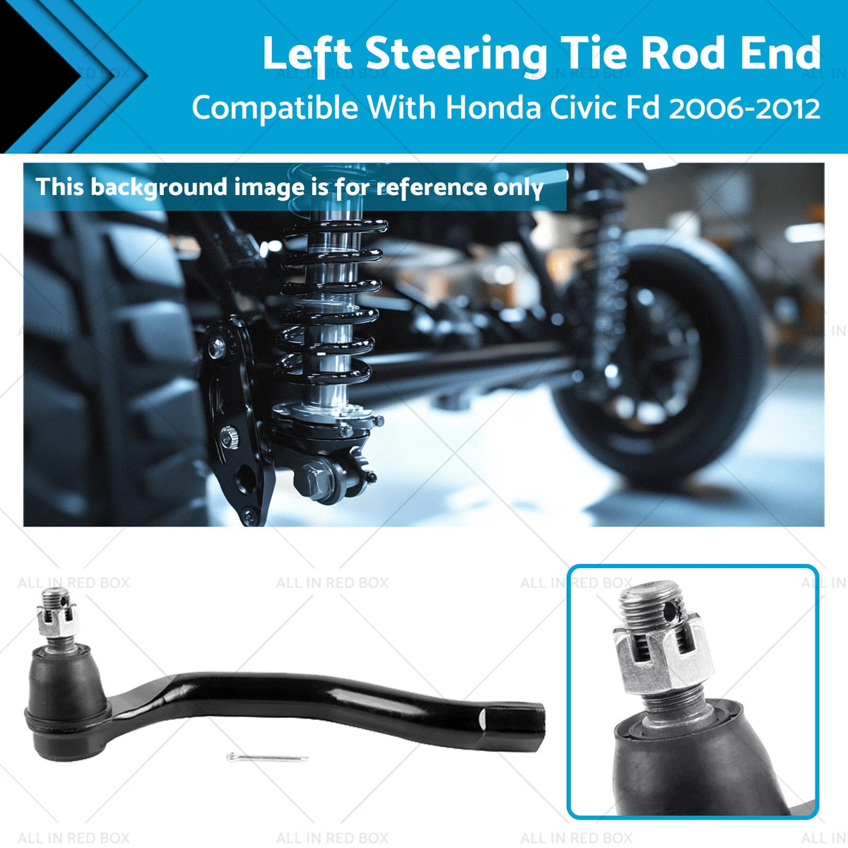 Steering Tie Rod End Right Side for Honda Civic FD (2006–2012)
