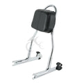 Chrome Detachable Sissy Bar Backrest for Harley Softail FLSTN FXSTB (2000–2017)