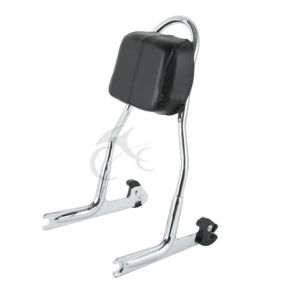 Chrome Detachable Sissy Bar Backrest for Harley Softail FLSTN FXSTB (2000–2017)