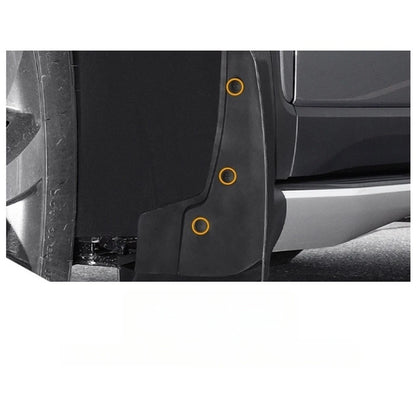 Black Mud Flaps for Chery Tiggo 7 2025+ 4 Piece Set Front Rear Tire Guards