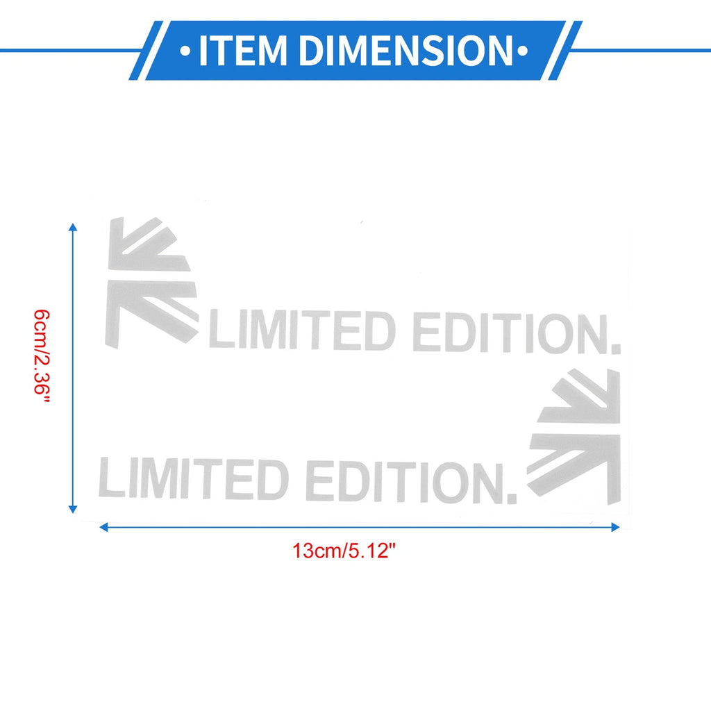 Reflective Bumper Decal for - Limited Edition