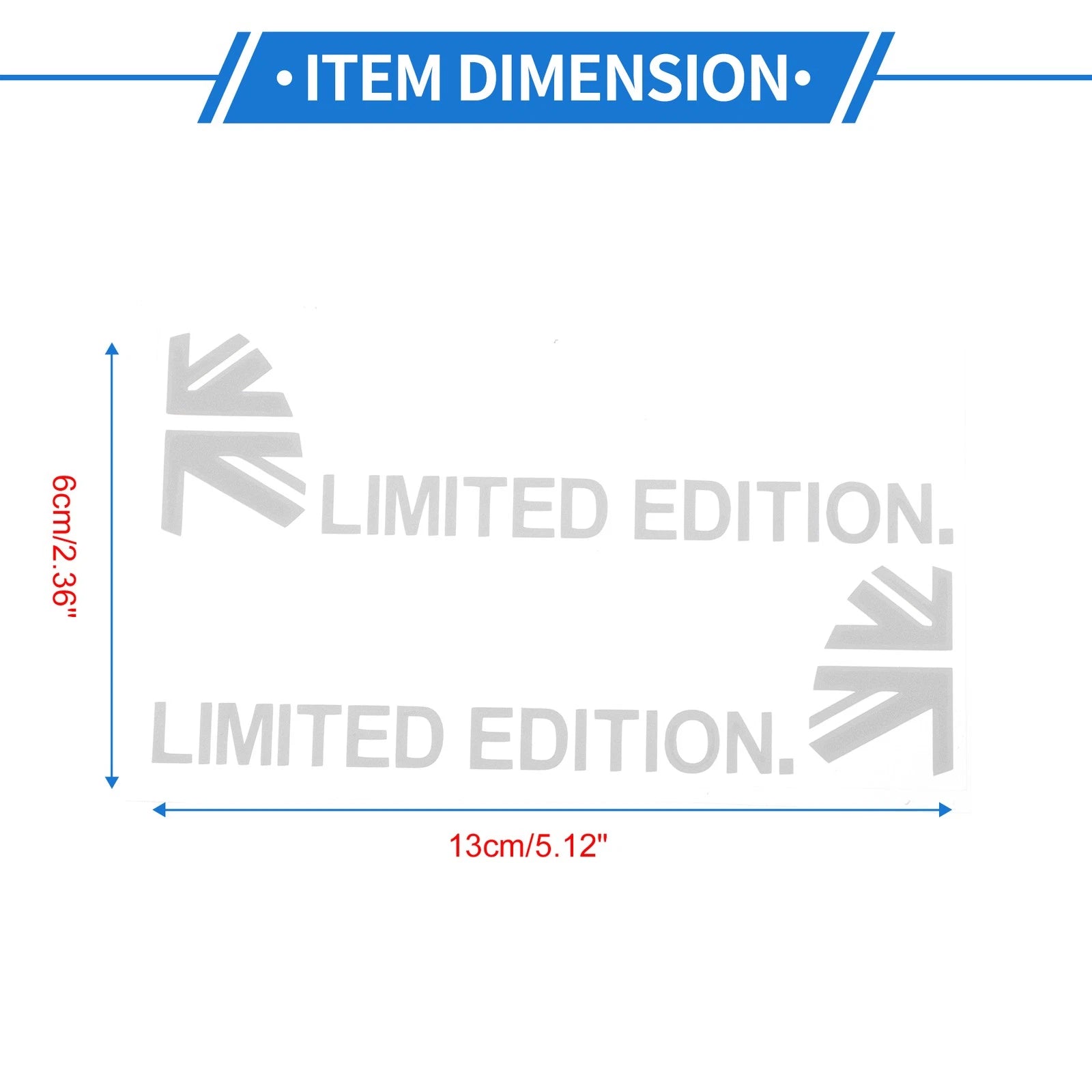 Reflective Bumper Decal for - Limited Edition