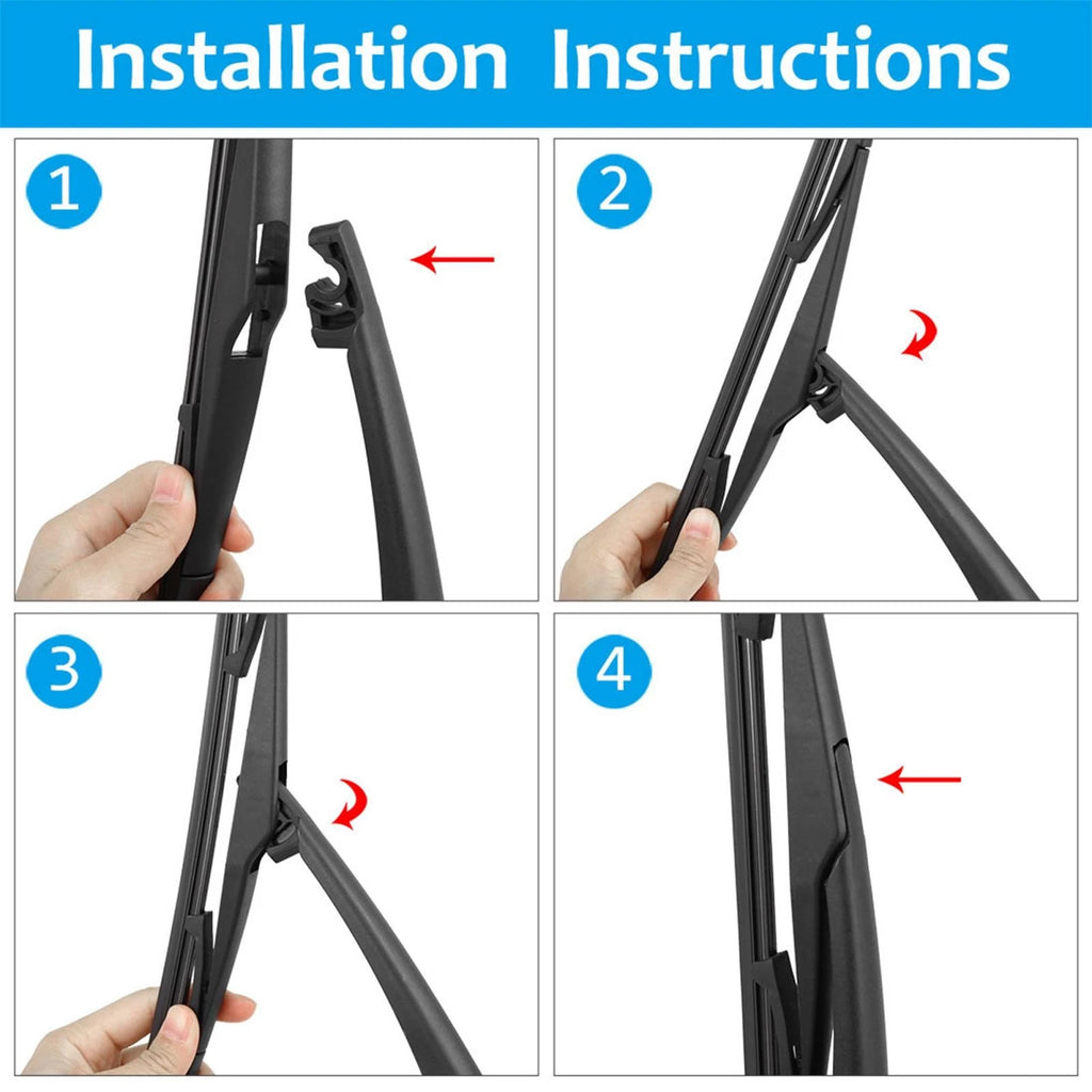 Rear Windshield Wiper Arm Set for Hyundai I30 (2007–2012) 12 inch