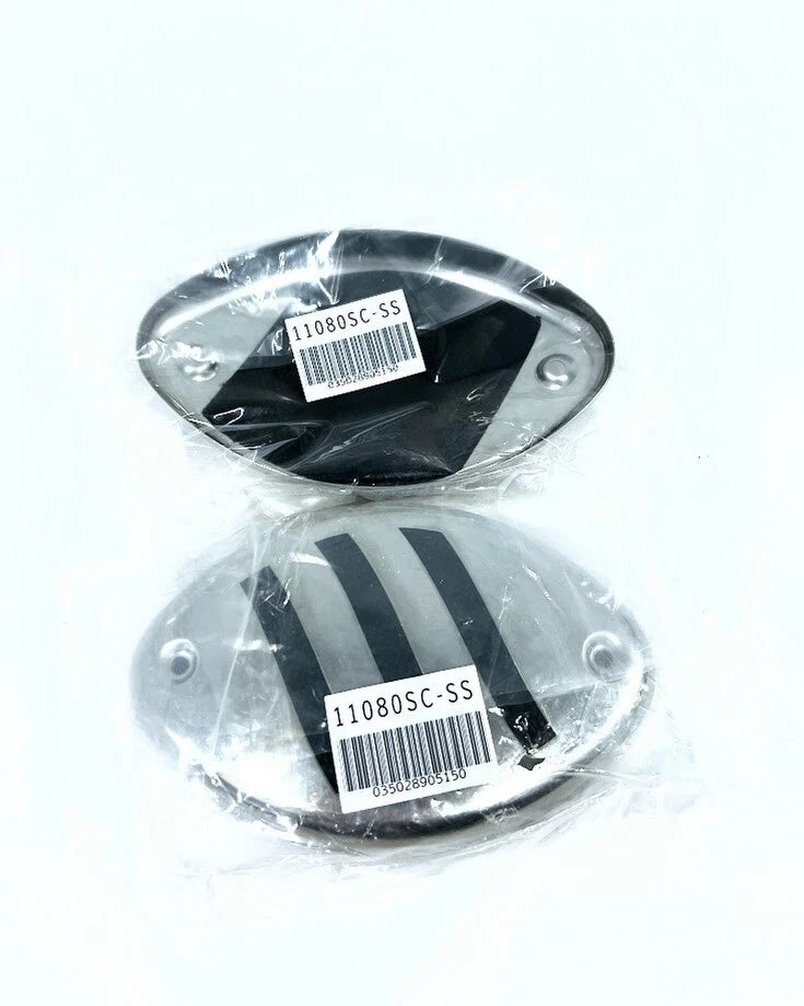 2X Grill Vertical Style Steel for Marinco 11080SC-SS