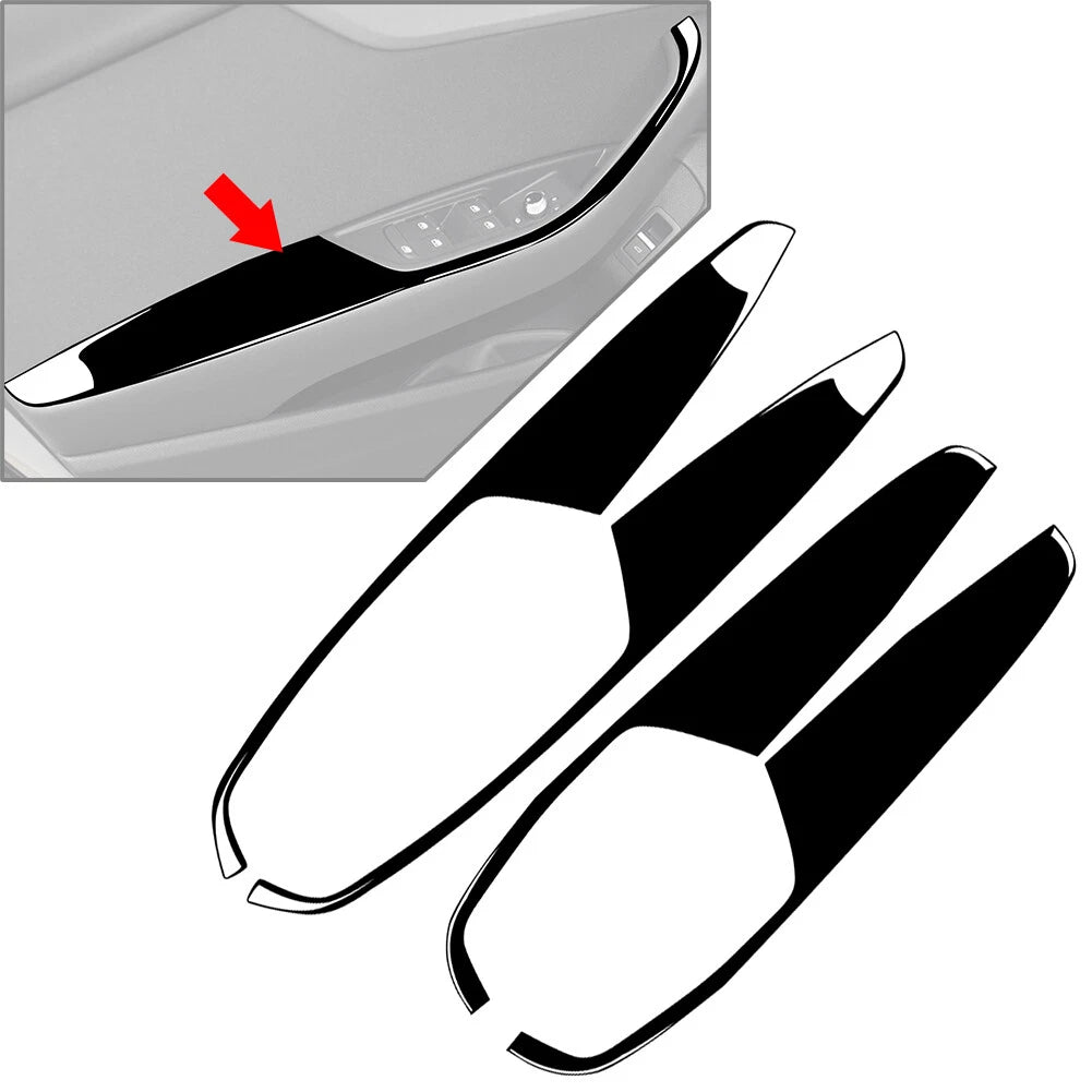Interior Door Armrest Panel Window Lift Cover Trim for Audi A4 A5 (2016–2023)